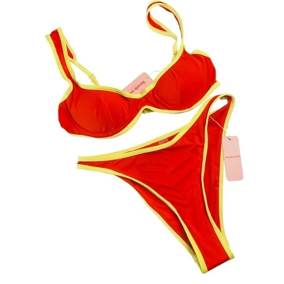 HEATH STREET APPAREL The Strawberry Shortcake bikini Set Size S - NWT - Picture 2 of 5